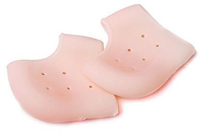 

MK Silicone Gel Heel Pad Socks For Heel Swelling Pain Relief,Dry Hard Cracked Heels Heel Support Foot Support(Multicolor, Pink