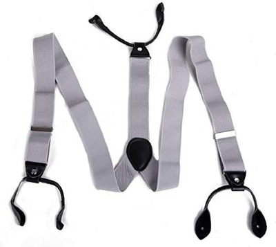

HDE X- Back Suspenders for Men(Grey)