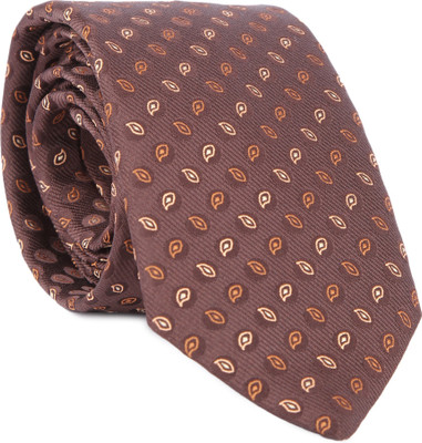 

Aztek Woven Tie, Brown