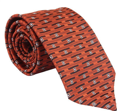 

AZTEK Printed Tie, Orange