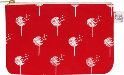 

EcoRight Cosmetic Pouch(Red), Dandelions (red)