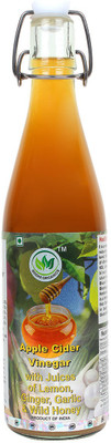 

siddhi organics So-Apple CIder Vinegar With Ginger,Garlic, lemon And Honey juices Vinegar(500 ml)