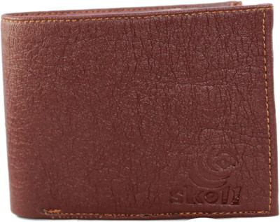 

SKOLL Men Casual Brown Artificial Leather Wallet(4 Card Slots)