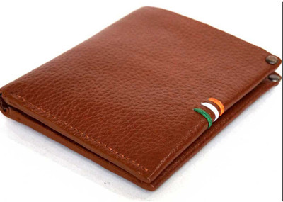 Moda Men Black Genuine Leather Wallet(6 Card Slots)