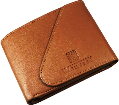 WENZEST Boys Tan Artificial Leather Wallet(3 Card Slots)