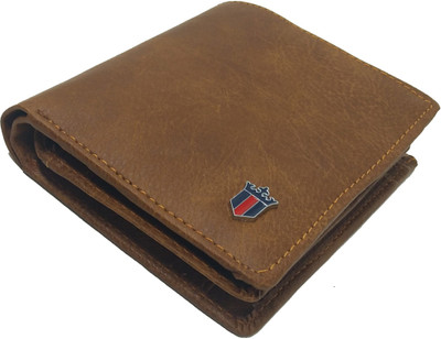 

Wildmount Boys Casual Tan Genuine Leather Wallet(6 Card Slots)