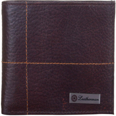 

Leatherman Men Brown Genuine Leather Wallet(11 Card Slots)