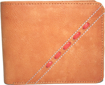 

woodland1 Men Black Artificial Leather Wallet(5 Card Slots), Tan
