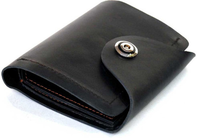 

Moda Men Black Genuine Leather Card Holder(10 Card Slots)