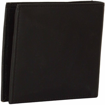 

Leatherman Men Black Genuine Leather Wallet(11 Card Slots)