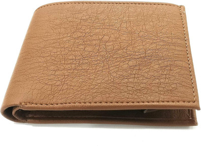 

LAER Boys Tan Genuine Leather Wallet(11 Card Slots)