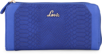

Lavie Women Casual Blue Artificial Leather Wallet(5 Card Slots), Navy blue