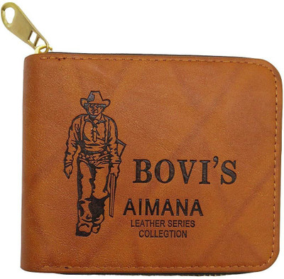 

Ergode Men Brown Genuine Leather Wallet(4 Card Slots)