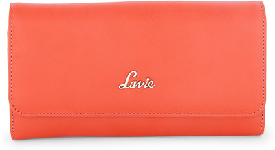 

Lavie Women Casual Orange Artificial Leather Wallet(5 Card Slots)