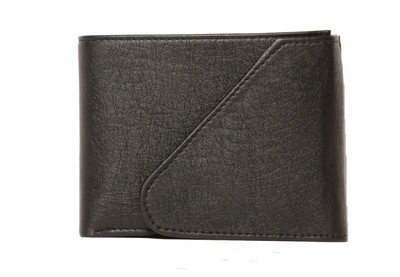 

Italiansheer Men Black Artificial Leather Wallet(6 Card Slots), Black-03