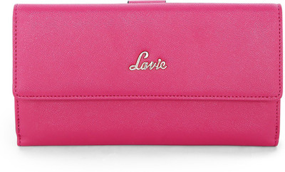 

Lavie Women Casual Pink Artificial Leather Wallet(5 Card Slots), Purple