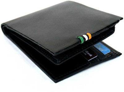 

Moda Men Black Genuine Leather Wallet(5 Card Slots)