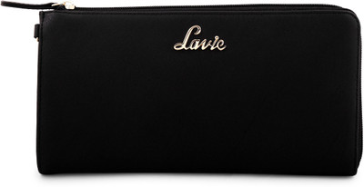 

Lavie Women Casual Black Artificial Leather Wallet(5 Card Slots)