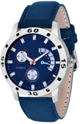 

TRUE KART New Arrival Blue Leather Strap Attractive Design Watch For Boys Watch - For Men