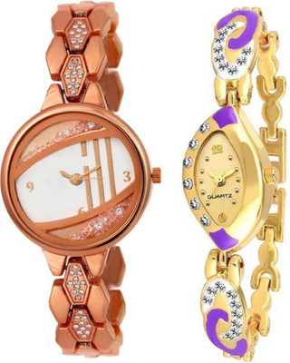 

TRUE KART Letest fresh Arrival Purple Metal Strap Watch - For Girls