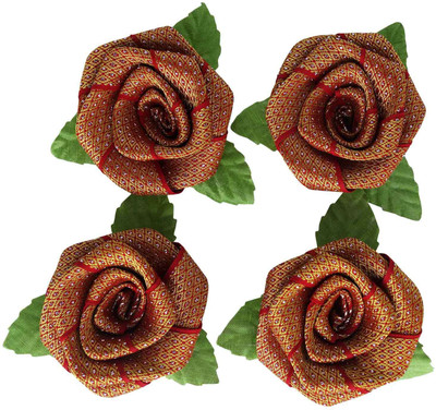 

Funcart Gifts bow golden with red lining - pack of 4