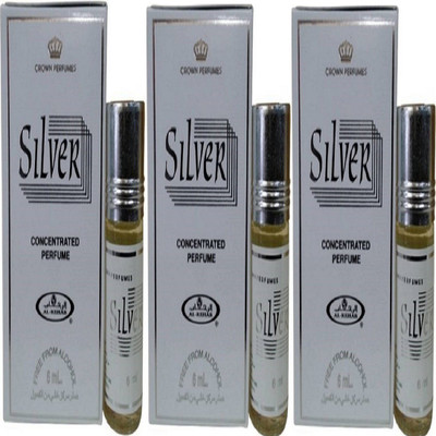 

Al-Rehab Silver Pack of 3 Floral Attar(Floral)