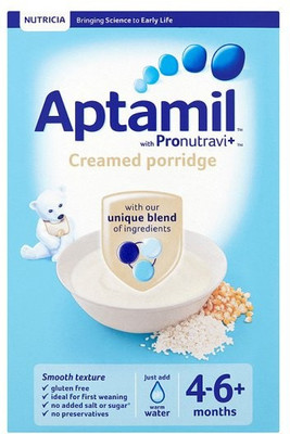 

aptamil Creamed Porridge 125g Cereal(125 g, 4+ Months)