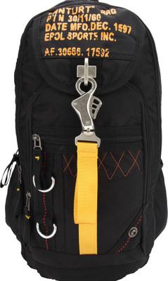 

TBTEx Inturt Metal Hide 15 L Backpack(Black)