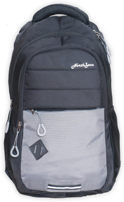 NorthZone 18 INCH 25 L Laptop Backpack(Black, Grey)