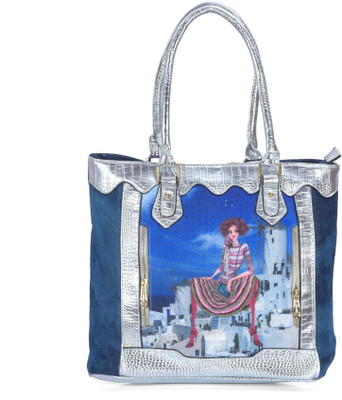 

Krish Fashionable Denim Shoulder bag for Women and Girls Shoulder Bag(Blue, 12 L)