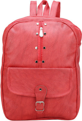 

Aadhunik Libaas Stylish Office, Tution, College & Travelling Backpacks for Women/Girls Backpack(Red, 15 inch)