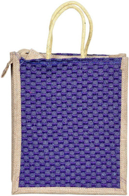 

ART ME Designer jute 16x14 inch (Nursery/Play School) Waterproof Multipurpose Bag(Purple, 15 L)
