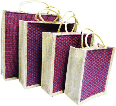 

ART ME Pack of 4, 16x14,14x12, 12x10, 10x8 inch Waterproof Multipurpose Bag(Maroon, 15 L)