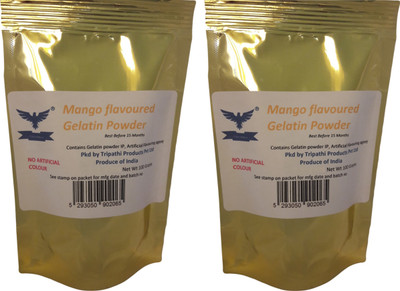 

Tripathi Products Pack of 2 Mango flavoured 100gm Gelatin Powder(200 g)