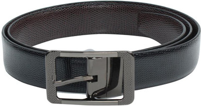 

Hidedge Men Formal Black, Brown Artificial Leather Reversible Belt