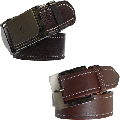 

LOOPA Men Formal Brown Synthetic Belt