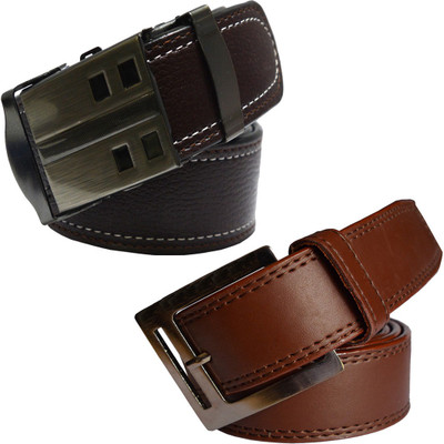 

LOOPA Men Formal Brown Synthetic Belt