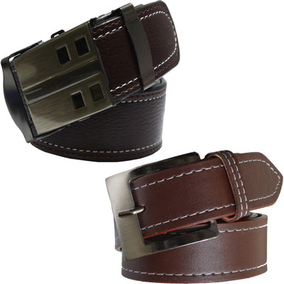 

LOOPA Men Formal Brown Synthetic Belt