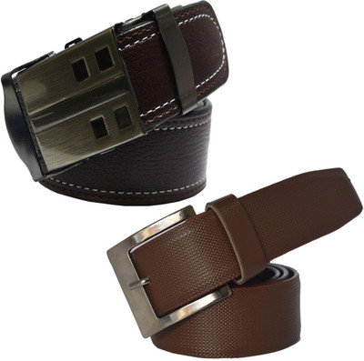 

LOOPA Men Formal Brown Synthetic Belt