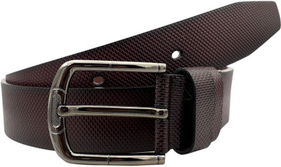 

Baluchi Men Formal Brown Artificial Leather Belt