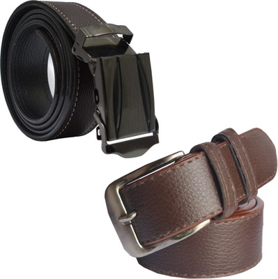 

LOOPA Men Formal Brown Synthetic Belt
