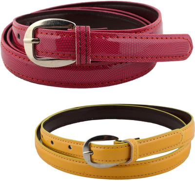 

Shree Fashion Men & Women Casual Multicolor Genuine Leather Belt