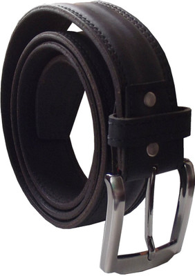 

Moksh Men Black Genuine Leather Belt