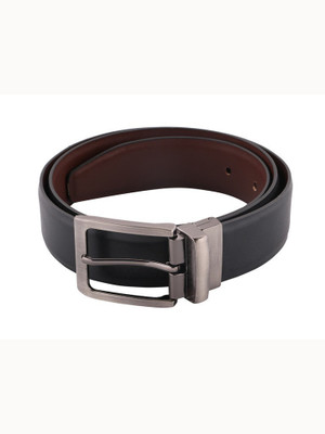 

Hidedge Men Formal Black, Brown Artificial Leather Reversible Belt