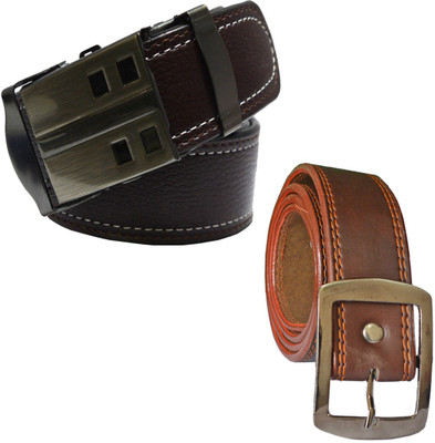 

LOOPA Men Formal Brown Synthetic Belt