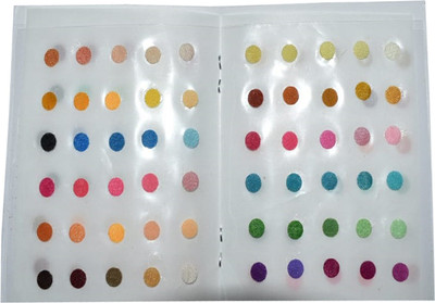 

Kohinoor Multi Round Bindi For Women Women Multicolor Bindis(Stick On)