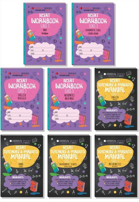 Oswaal NCERT Workbook with Teachers & Parents Manual Class 3 (Set of 8 Books) Math Magic, English Marigold, Hindi Rimjhim, Environmental Studies Looking Around (For March 2019 Exam)(English, Paperback, Panel of Experts)