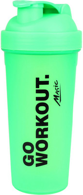 

aroraonlinetraders Gym Protein Shaker Bottle (600 ML) 600 ml Shaker(Pack of 1, Green), Multicolor