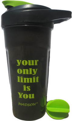 

Madson Sports & Gym 700 ml Sipper(Pack of 1, Green, Black), Multicolor