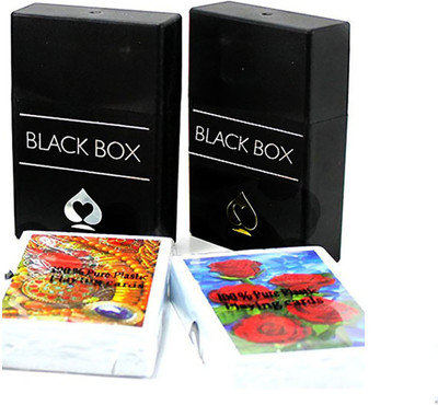 

SWASH Export Quality Deck of Playing Cards - Pack of 2 Decks(Black)